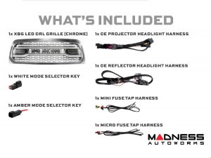 Dodge Ram HD LED Grille - XBG Series - Morimoto - Chrome - 2013 - 2018